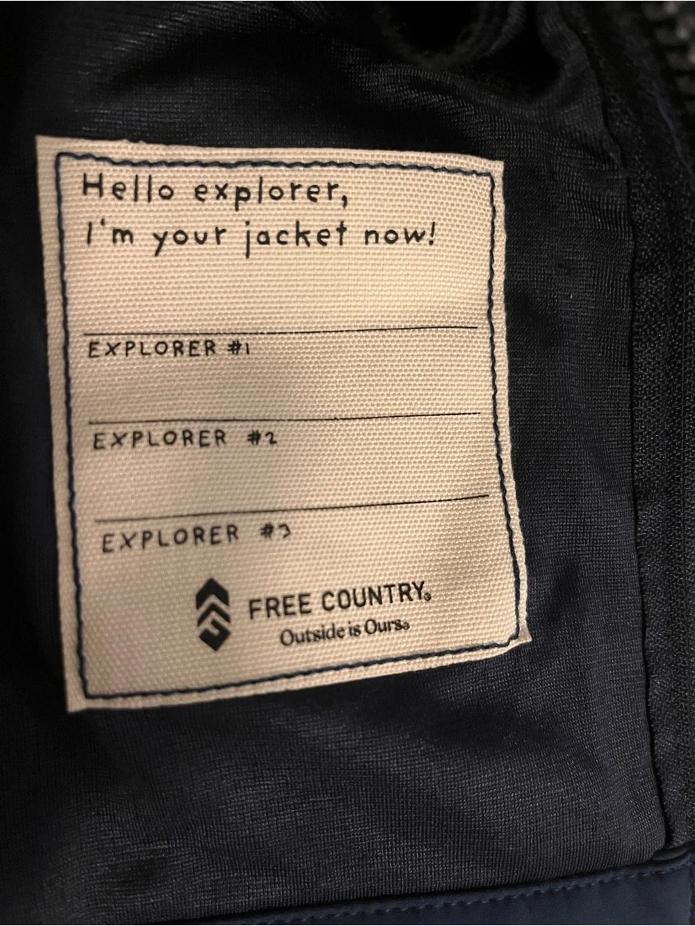 Free Country Navy Blue Softshell Hooded Explorer Jacket with Zip Chest Pockets